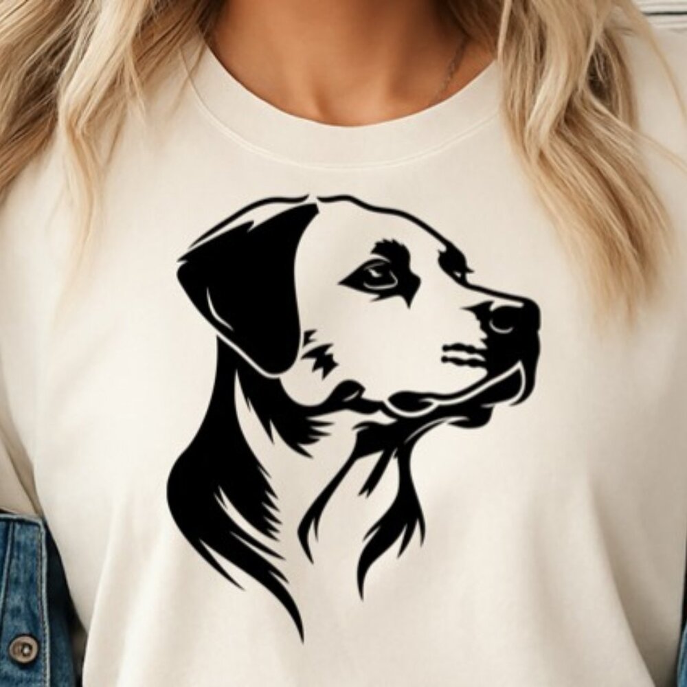 Labrador Silhouette T-Shirt The Faithful Friend in Your Style